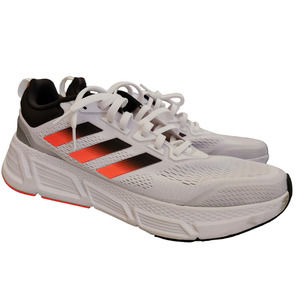 adidas Men's Duramo SL Trail Running Shoe, White/Black/Grey, 13